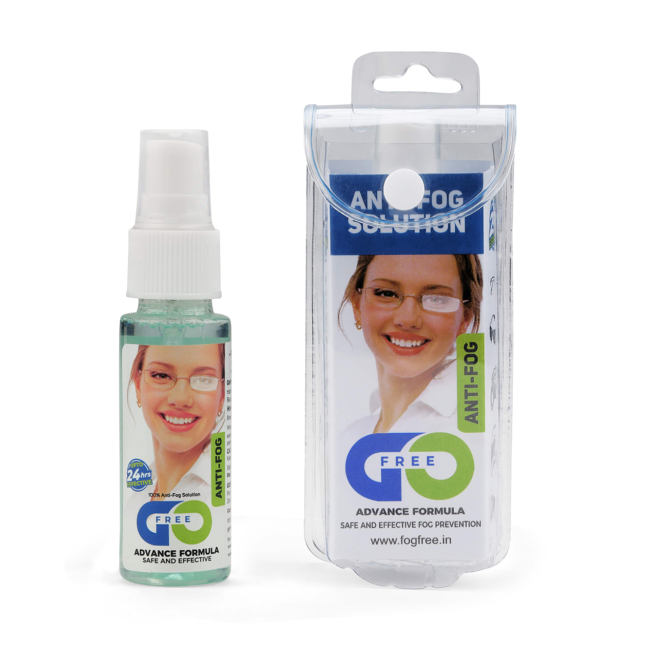 Anti-Fog Solution (30 ML) for Spectacles, Sunglasses & Eyewear – Effective for up to 24 Hrs