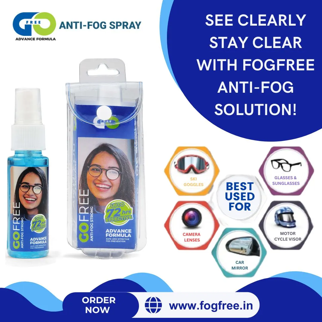 Introducing FogFree Anti-Fog Solution Spray