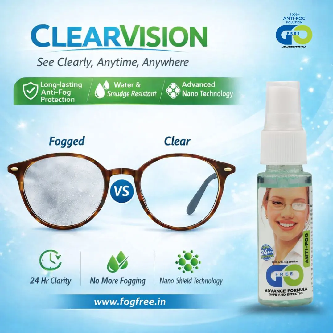 Crystal Clear Vision with Advanced Glass Anti Fog Coating – GoFree