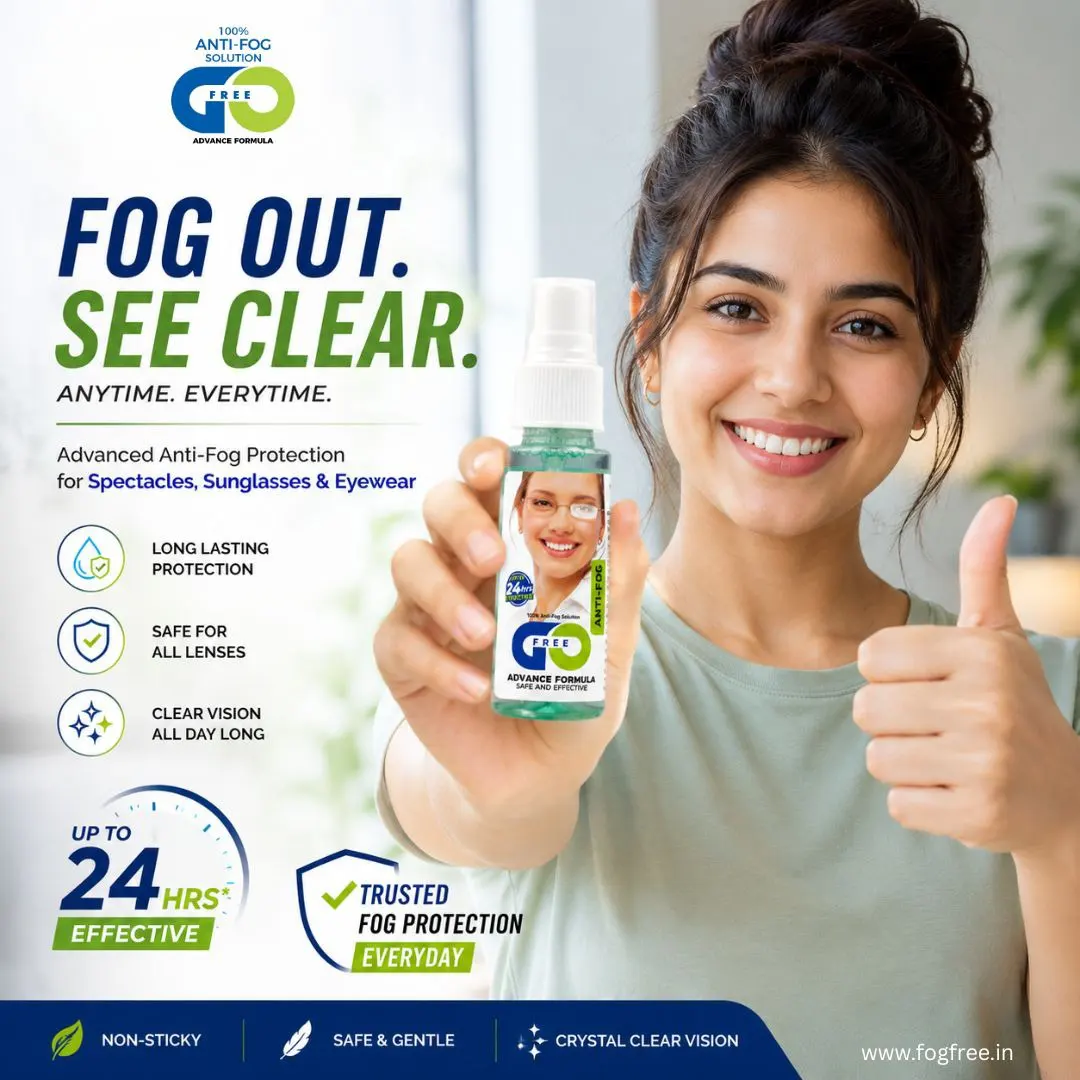 Best Anti Fog Spray for Safety Glasses in India – Gofree Anti-Fog Solution
