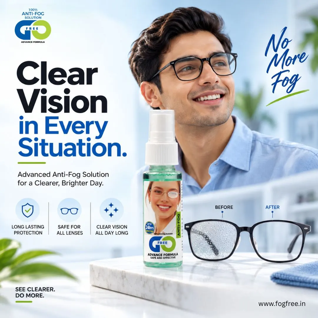 Anti Fog Eye Glass Cleaner: Keep Your Eyeglasses Clear and Fog-Free in India