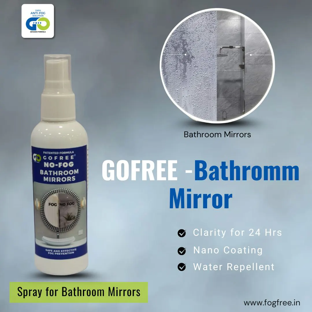 Say Goodbye to Bathroom Mirror Fog in India with FOGFREE