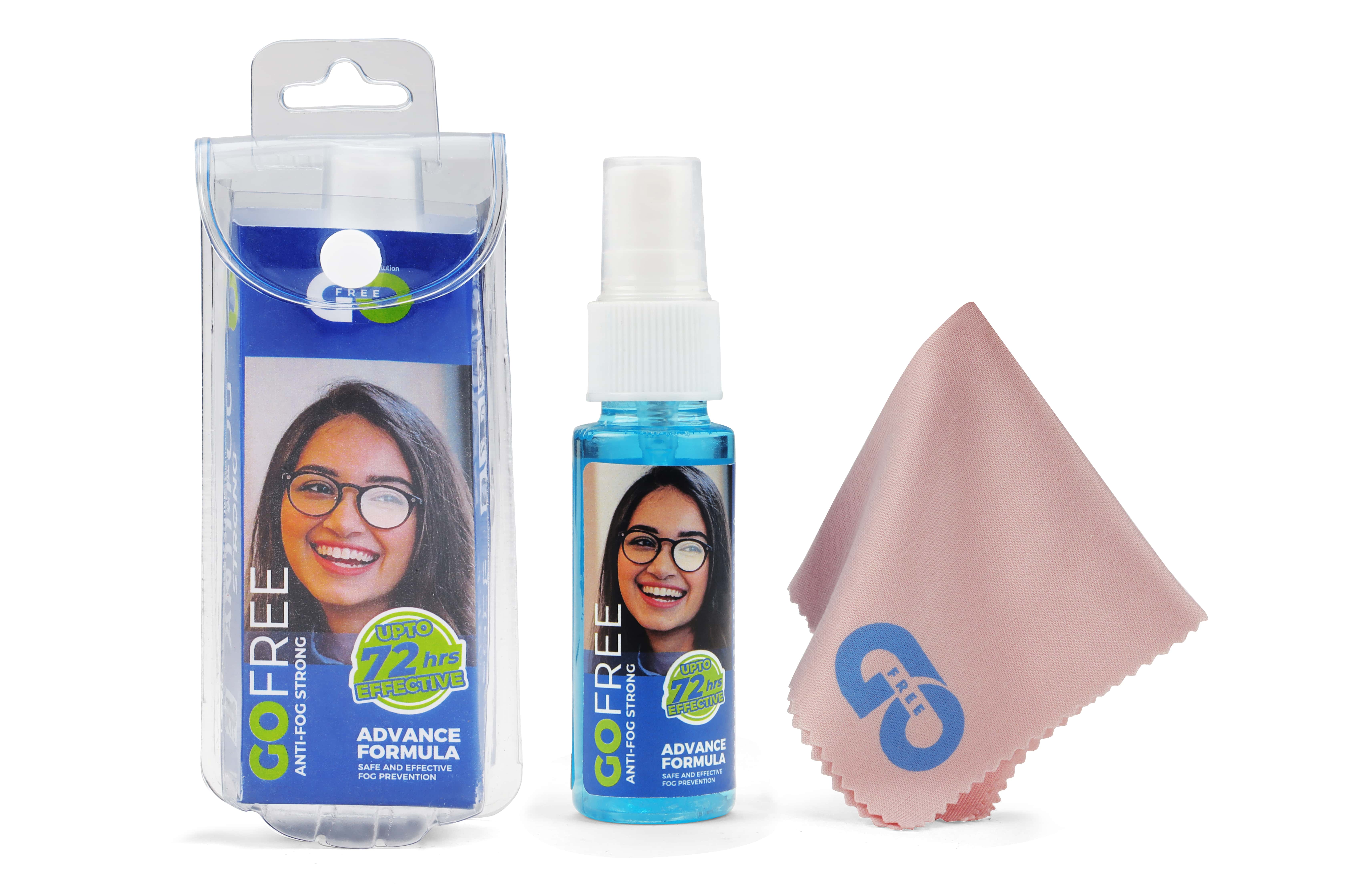 Anti-Fog Solution Strong (30 ML) - Effective for up to 72 Hrs. Ideal for Spectacles, Sunglasses & Eyewear