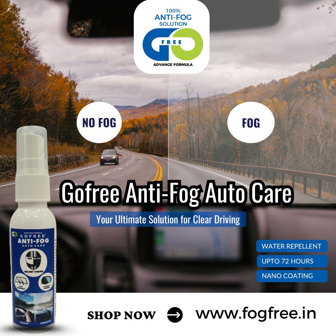 Defog Your Drive: Best Anti-Fog Spray for Windshields & Mirrors by GoFree