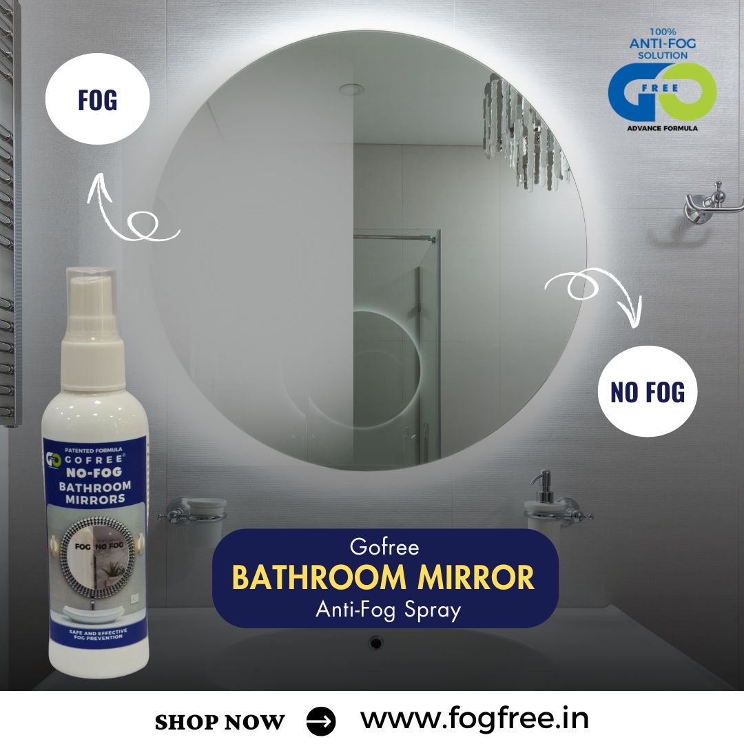 Say Goodbye to Foggy Bathroom Mirrors with GoFree’s Anti-Fog Solution