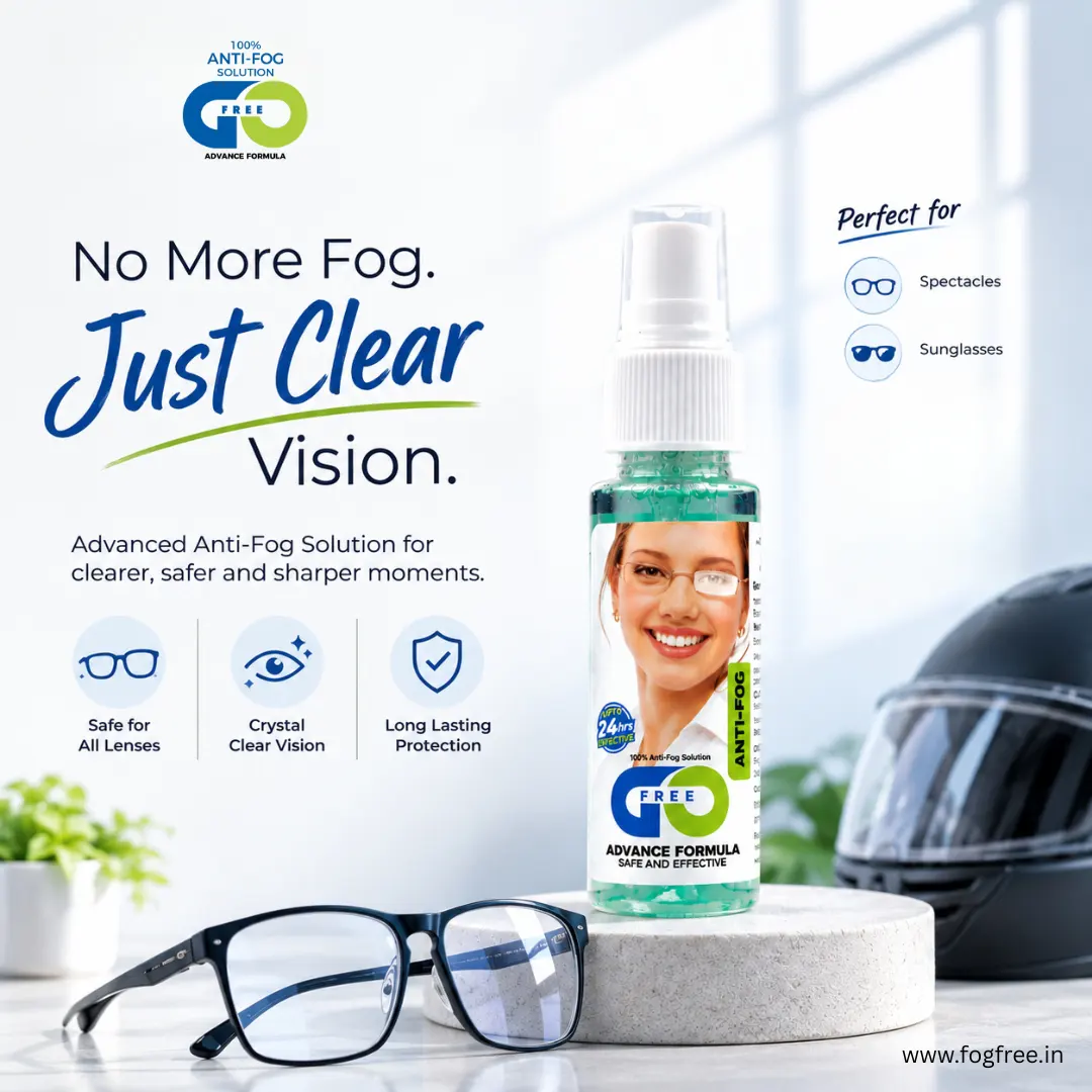 Anti Fog Spray for Spectacles: Keep Your Lenses Clear and Fog-Free